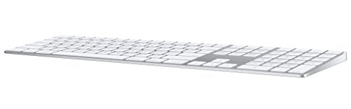 Apple Magic Keyboard mit Ziffernblock: Bluetooth, wiederaufladbar. Kompatibel mit Mac, iPad oder iPhone; Spanisch, Silber im Sale
