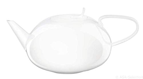 ASA 2016013 Á Table teapot with strainer, ceramic, glossy white, 16.1x16.1x9.45 cm on sale