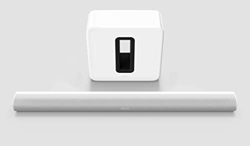 Sonos Arc Set | Soundbar + Sub, weiß – Elegante Premium Soundbar für mitreißenden Kino Sound – Mit Dolby Atmos, Apple AirPlay2, Sprachsteuerung - inkl Sub im Sale