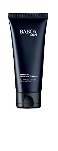 BABOR Men Energizing Hair &amp; Body Shampoo, 2 in 1 Body and Hair Shampoo, Vitalizing, For More Energy, Fresh &amp; Distinctive Fragrance, 1 x 200 ml on Sale