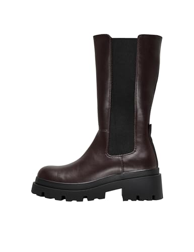 ONLY Women's ONLDOJA-5 PU Long Boot, Black, 39 EU on sale