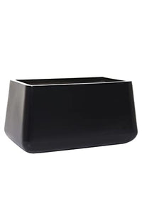 Thumbnail for VIVANNO Planter Flower Pot Fiberglass IKONO Maxi Black Matt (40x78x46 cm) on Sale