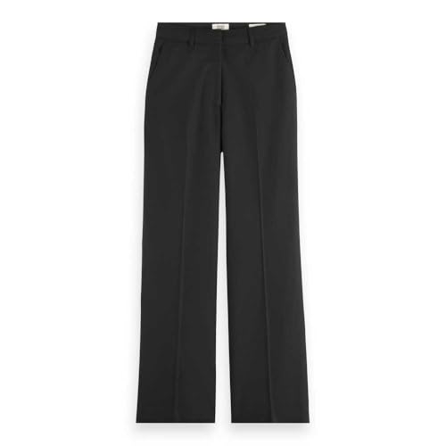 Scotch &amp; Soda Women's Edie Wide Leg Pants, Black, 27-32 on sale