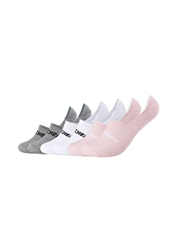 Skechers unisex socks mesh ventilation pack of 6 39/42 english rose on sale