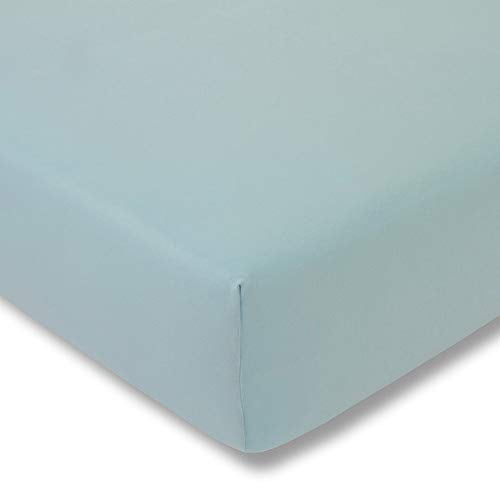 ESTELLA fitted sheet, twisted jersey | Azur on sale