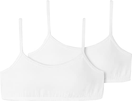 Schiesser Mädchen 2 Pack Unterwäsche Bustier mit Spaghettiträger-95/5 Organic Cotton Bio Baumwolle- im Sale