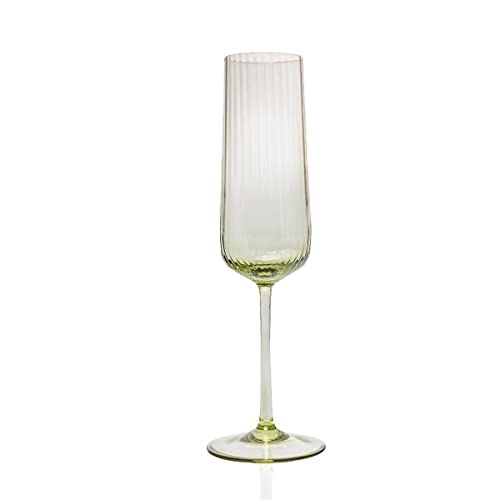 Anna von Lipa - Champagneglas Olive Green (set van 2) - Wijnglazen im Sale