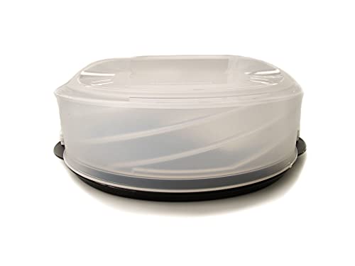 TUPPERWARE Exclusiv Tortentwist schwarz TWIST Tortenbehälter Kuchenform Torten im Sale