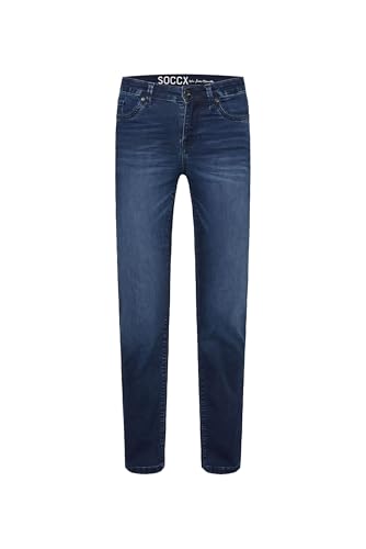 SOCCX Damen Jeans RO:My Regular Fit Dark Blue 34 30 im Sale