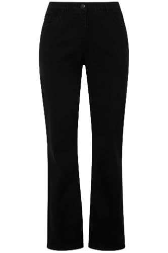 Ulla Popken Damen Straight-jeans Jeans, Dark Blue Denim, 40W / 32L EU im Sale
