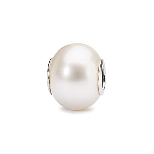 Trollbeads Weiße Perle TAGBE-00085 im Sale