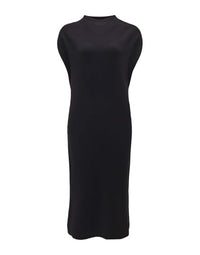 Thumbnail for OPUS Damen Midikleid | Strickkleid WANONA Regular mit Wolle Black, 42 im Sale