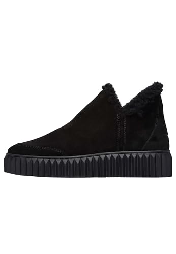 VOILE BLANCHE Stiefeletten aus Veloursleder, schwarz 36 im Sale
