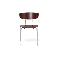Thumbnail for Ferm Living Herman Stuhl, Chrome/Red Brown im Sale