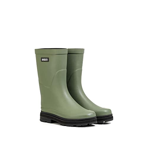 Aigle Herren MID RAIN Gummistiefel, Schwarz, 43 EU im Sale