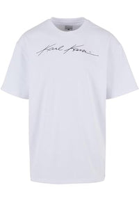Thumbnail for Karl Kani Herren KM241-059-1 Autograph Heavy Jersey Boxy Tee White im Sale