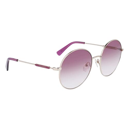 Longchamp Unisex Lo143s-773-5819 Sunglasses, 773 Rose Gold Purple, 58 im Sale