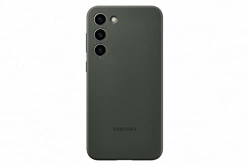 Samsung Silicone Smartphone Case EF-PS916 for Galaxy S23+, Mobile Phone Case, Silicone, Scratch-Resistant, Slim Design, Khaki on Sale