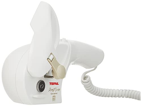 Tefal 8535.31 Ob Manuel Electric Hand-Held Can Opener | Spiral Cable | White/Greige on Sale