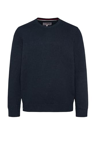 Camp David Herren Pullover mit Rundhalsausschnitt Ecru im Sale