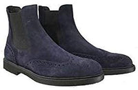 Thumbnail for Fratelli Lipstick Beatles in CAMOSCIO blue with elastic band on the side black, Blue - blue - on sale