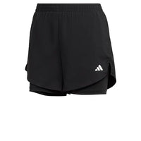 Thumbnail for adidas Damen AEROREADY Made for Training Minimal Two-in-One Shorts, Black / White, im Sale