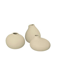 Thumbnail for Blomus Set of 3 vases -Nona- Vanilla, 66515 on sale
