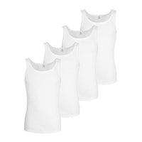 Thumbnail for Götzburg 4-pack men's undershirt Classic Tank Top white - combed fine rib - 100% natural cotton (white) 8 on sale
