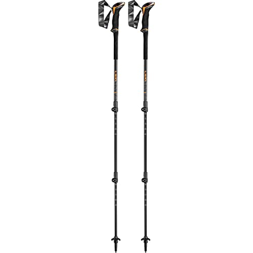 LEKI Makalu Lite Stöcke, orange-Black-Dark Anthracite, 100-135cm im Sale