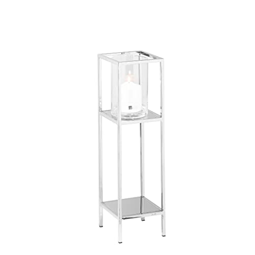 Fink Deko-Säule mit Glaswindlicht Lexa klein - (146241) im Sale