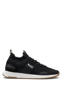 Thumbnail for BOSS Men Titanium_Runn_knst_N Sneaker Black 43 EU on sale