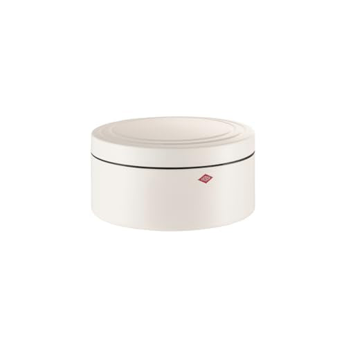 Wesco biscuit tin Classic Line in the color sand matt, powder-coated steel sheet, 4 litre volume, closes tightly on sale