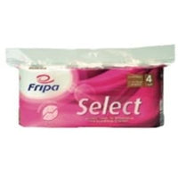 Thumbnail for Fripa Toilettenpapier Select - 4-lagig, geprägt, hochweiß, 8 Rollen à 160 Blatt; Packungsinhalt: 8 Rollen im Sale