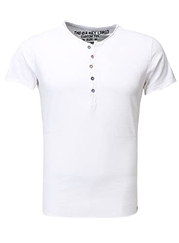 KEY LARGO Men T-Shirt MT Lemonade Button im Sale