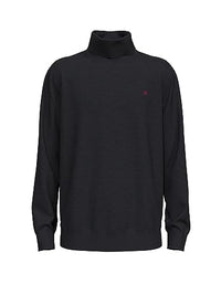 Thumbnail for Scotch & Soda Men's Regular Fit Essentials Turtle in Eco Vero Pullover, Light Gray Melange, on sale