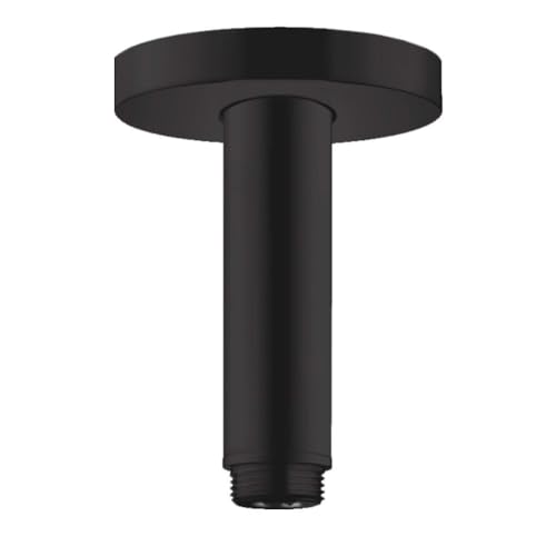 hansgrohe Deckenanschluss für Regendusche, Anschluss Kopfbrause 10 cm, Mattschwarz im Sale