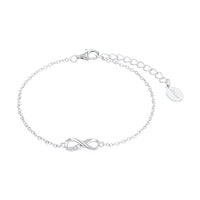 Thumbnail for s.Oliver Armband 925 Sterling Silber Damen Armschmuck, mit Zirkonia synth., 16+3 cm, Silber, Infinity, Kommt in Schmuck Geschenk Box, 2017243 im Sale
