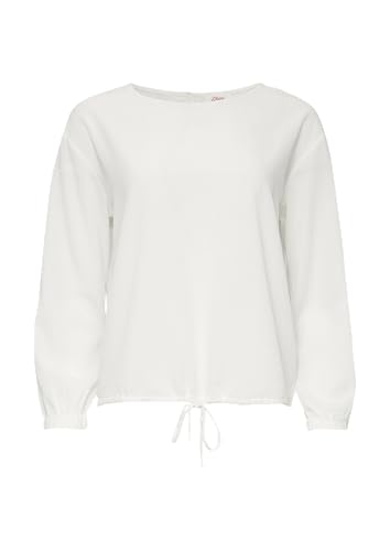 s.Oliver structured blouse with dropped shoulders ecru 46 on sale