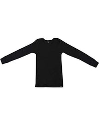 Thumbnail for Dilling Merino Long Sleeve Shirt Kids - Organic Thermal Underwear Black 110-116 on Sale