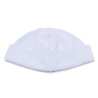 Thumbnail for Il Gufo 9316Y cuffia bimbo boy pile light blue fleece fabric beanie hat [46 CM]