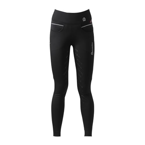 Cavallo Liz Grip RL Damen Reithose Winter Reitleggings schwarz HW 2022, im Sale
