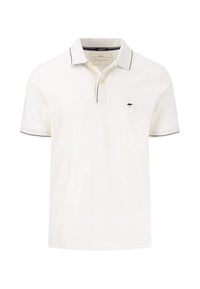 Thumbnail for FYNCH-HATTON Poloshirt aus Baumwolle mit dezentem Kragendetail New Offwhite/ im Sale