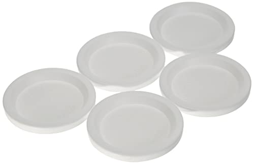 Weck Frischhaltedeckel aus Kunststoff - Ø 80 mm - weiß - 5 Stück im Sale