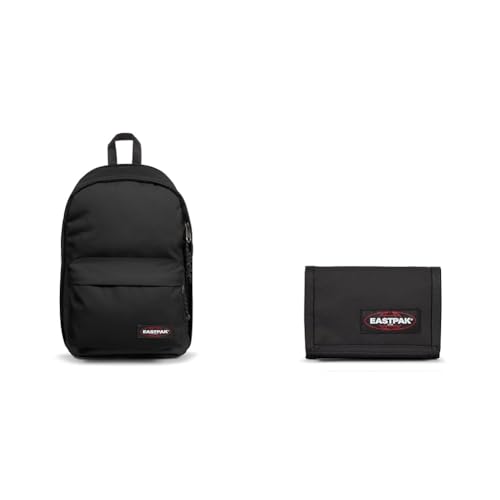 EASTPAK BACK TO WORK Rucksack, 27 - Black (Schwarz) & Crew Single Geldbörse, 27 - Black (Schwarz) im Sale