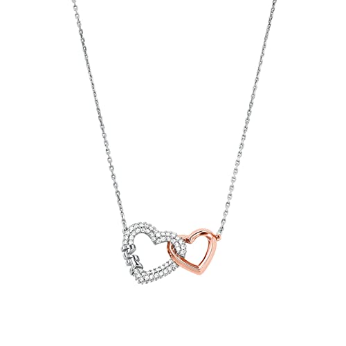 Michael Kors - Women's "Premium Kors Love" sterling silver pendant necklace, MKC1641AN931 on sale