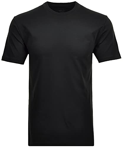 RAGMAN Herren RAGMAN Doppelpack - 2 T-Shirts mit Rundhals, Schwarz, im Sale