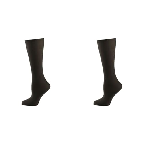 Nur Die Damen Kniestrümpfe Knie Cotton Sensation, 60 DEN, Gr. One size, Schwarz (schwarz 94) im Sale