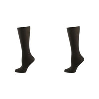 Thumbnail for Nur Die Damen Kniestrümpfe Knie Cotton Sensation, 60 DEN, Gr. One size, Schwarz (schwarz 94) im Sale