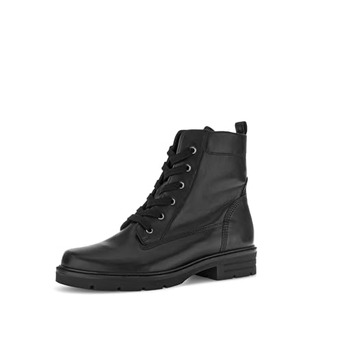 Gabor Damen Schnürstiefeletten, Frauen Stiefeletten,Best Fitting,schnürboots,Winterstiefeletten,Winterschuhe,schwarz (schwarz),40.5 im Sale