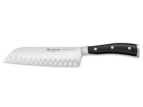 WÜSTHOF Classic Ikon Santoku 17 cm, Schwarz im Sale